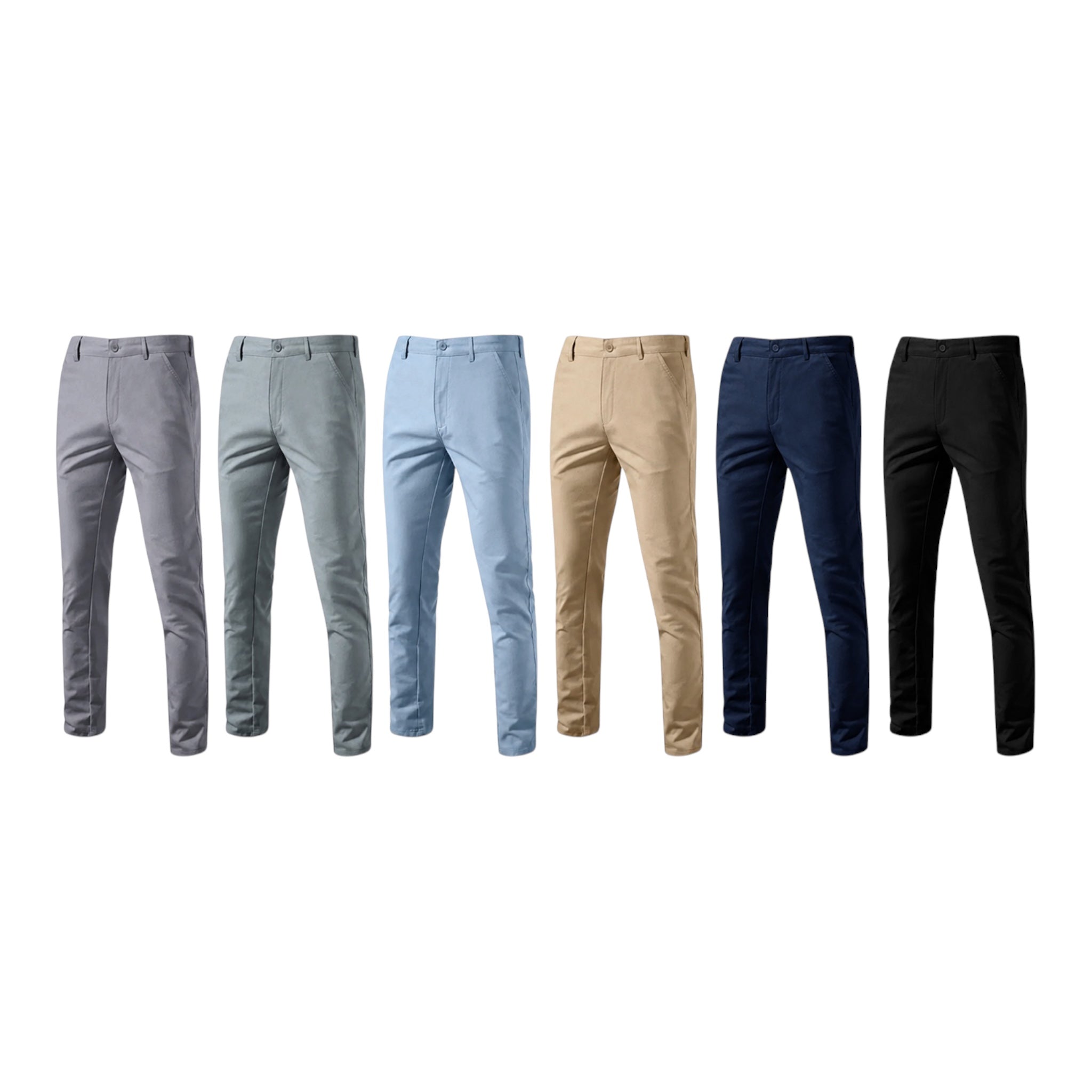 6-Pack Men’s Slim Fit Chino Pants